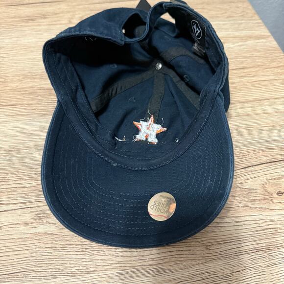 Houston Astros Hat Cap Mens Blue Strap Back  Baseball '47 World Series 2017 - Picture 6 of 6